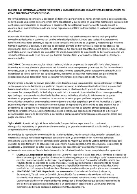 08 Caracteristicas de la repoblación BLOQUE 2 COMENTA EL ÁMBITO