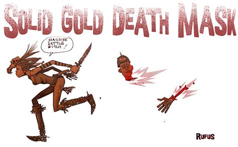 SOLID GOLD DEATH MASK on Behance