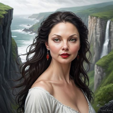 Druidess Years Ashley Judd Face Serious Look