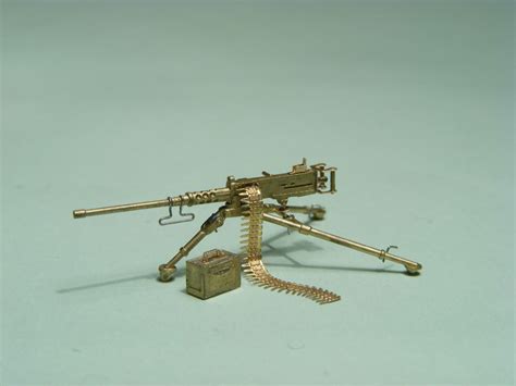 172 Mini World Browning M2 Cal 50 Heavy Barrel Flexible Mount Tripod