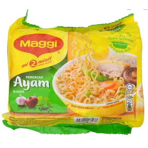 Maggi Perisa Ayam 5 X 77g Shopee Malaysia