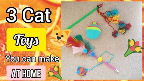 3 Great Homemade Cat Toys You Can Make At Home 😱 Homemade Play Pet