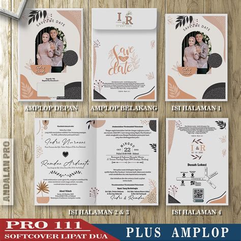 Jual Kode Toko S14 Pro 111 Plus Amplop Cetak Undangan Softcover