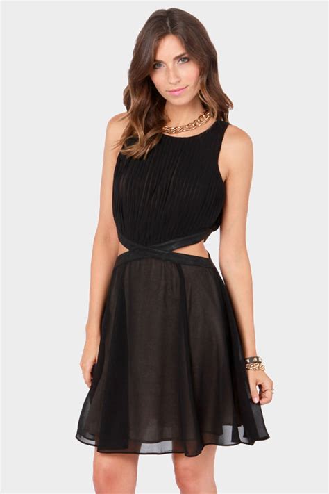 Sexy Cutout Dress Black Dress Sleeveless Dress 65 00 Lulus