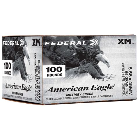 FED AM EAGLE 556 55GR FMJ BT 20 500 Larry S Pistol Pawn