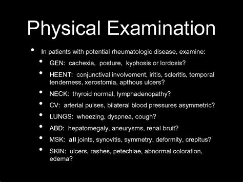 Diagnostic Tests In Rheumatology What Test Should I