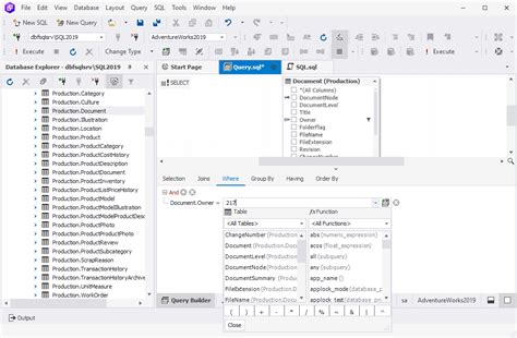 Creating A Sql Update Statement