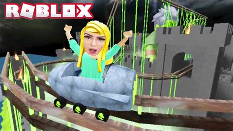 Roblox Parque Assombrado Escape The Theme Park Obby Youtube