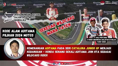 Fadillah Arbi Aditama Wild Card Moto3 Mandalika Honda Sangat Welcome