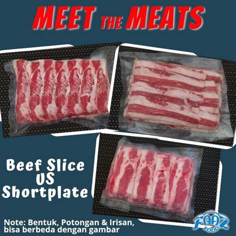 Jual Beef Slice ShortPlate USA Daging Slice Beef Grill Daging Sapi