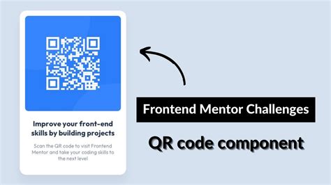 Qr Code Component Frontend Mentor Challenges Youtube