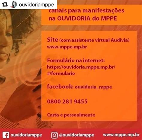 Cnomp On Twitter Repost Ouvidoriamppe Ouvidoria Do Minist Rio