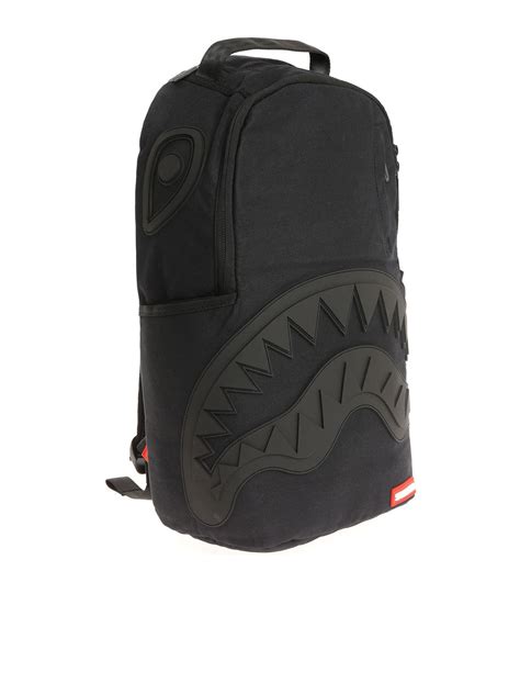 Sprayground Ghost Rubber Shark Black Backpack For Men Lyst