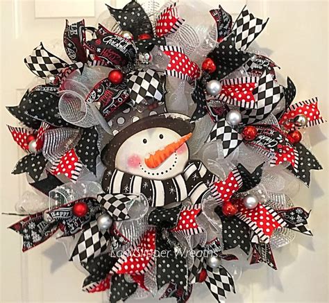 Image Result For Black And White Christmas Wreath Front Door Christmas