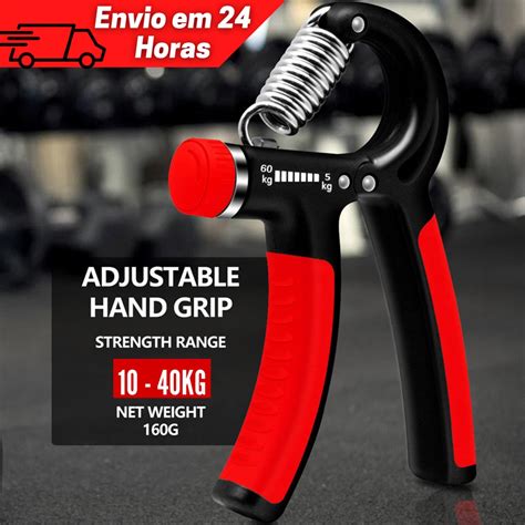 Hand Grip De Mola Ajustável Flexor De Punho Antebraço Mãos Academia