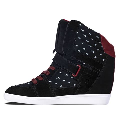 dcshoes, Women's Mirage Mid SE Shoes, BLACK HERRINGBONE (bl0)