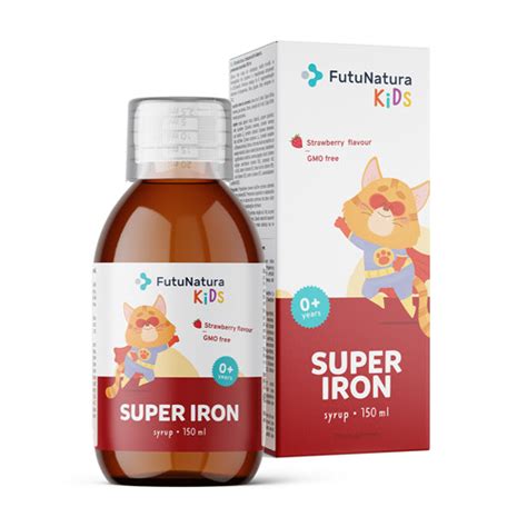 Super Iron Željezo B vitamini sirup za djecu 150 ml FutuNatura hr