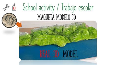 Como Hacer Maqueta Topogr Fica F Cil Escolar Ni Os How To Make Real