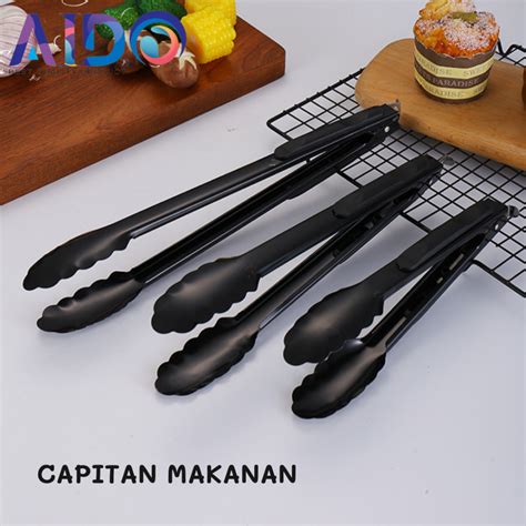 Jual Capitan Makanan Jepitan Makanan Kue Gorengan Warna Hitam Jepitan