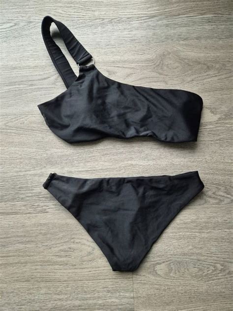 Schwarzes Asymmetrisches Bikini In Gr Xl Kaufen Auf Ricardo