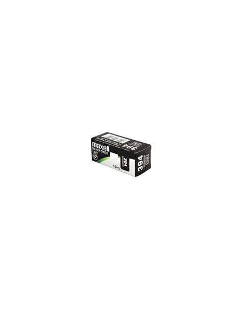 MAXELL PILA OXIDO DE PLATA 1 5V 394 SR936SW BLISTER 1 UNIDAD CAJA DE 10