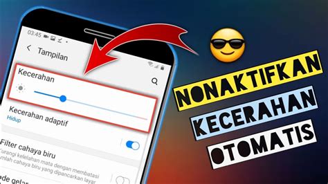 Cara Menonaktifkan Kecerahan Layar Otomatis Di Hp Samsung YouTube