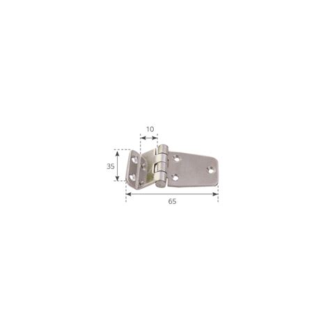 Cerniere CERNIERA A SQUADRA MM 65X35 CERNIERA INOX A SQUADRA MM