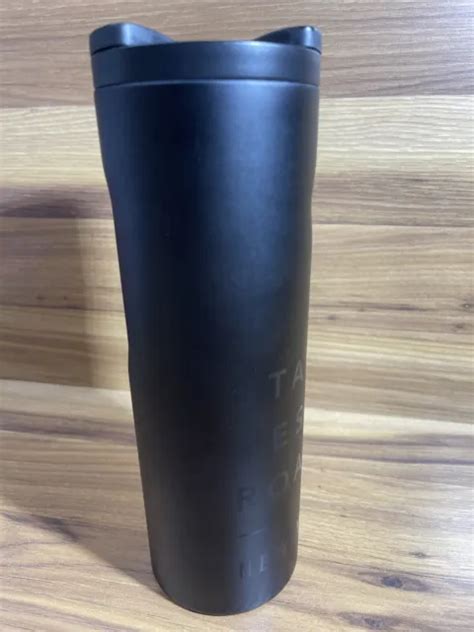 STARBUCKS RESERVE ROASTERY New York Matte Black Stainless Steel Tumbler