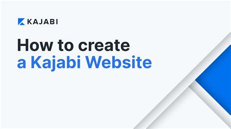 How To Create A Website On Kajabi Step By Step Guide YouTube