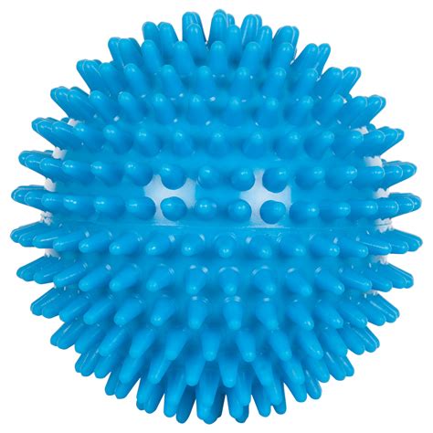 Spiky Massage Ball ø 10 Cm Neon Blue Soft