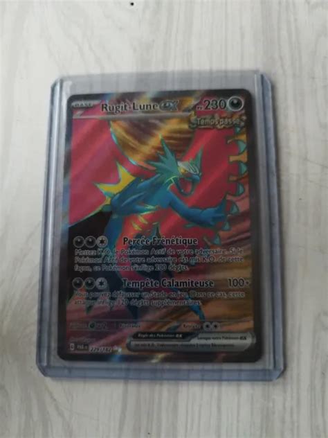 CARTE POKÉMON RUGIT LUNE EX 229 182 Full Art FA EV4 Faille Paradoxe