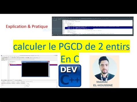 déterminer le PGCD de 2 entiers en C YouTube