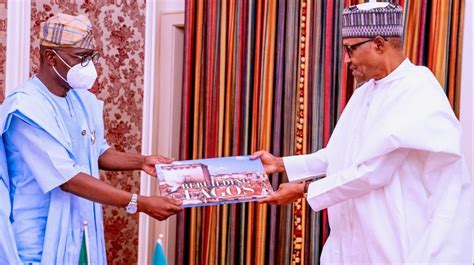 Photos Sanwo Olu Meets Buhari In Aso Rock Punch Newspapers