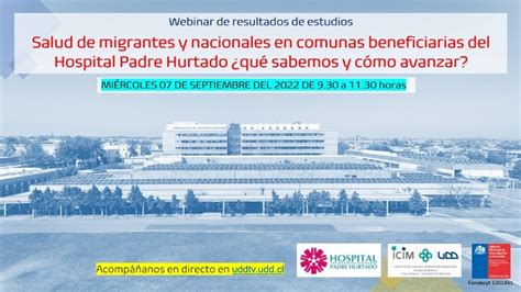 Realización Webinar de resultados estudio sobre Salud de migrantes y