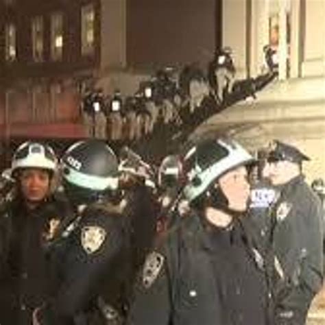 May 3 2024 American Week Riot Police Break Up University Protests