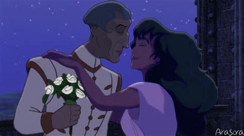 Frollo And Esmeralda Wedding Kiss By Airachica On Deviantart