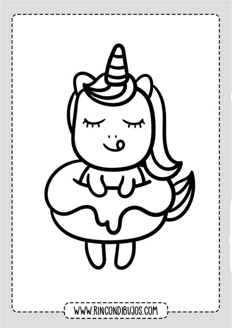 Dibujos de Unicornios Kawaii - Rincon Dibujos | Dibujos de unicornios ...