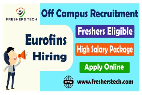 Eurofins Job Openings For Freshers 2024 Hiring Process Associate Jobs