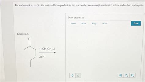 Solved For Each Reaction Predict The Major Addition Product For The