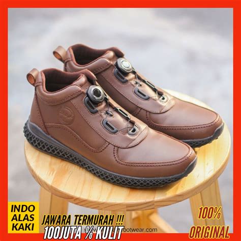 Jual Sepatu Boots Pria Dinas Tni Polri Pdl Pdh Tali Putar Boa Kulit