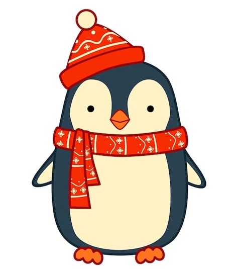 Premium Vector Christmas Cartoons Clip Art Christmas Penguin Clip