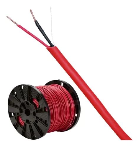 Bobina De Cable Belden Para Alarma 305 Metros Rojo