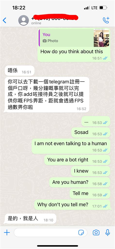 Whatsapp騙案個啲係咪chat Bot黎 Lihkg 討論區