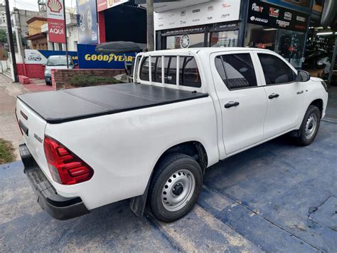 Tapa R Gida Spaco Trifold Toyota Hilux Dc Con Reja Proteccar