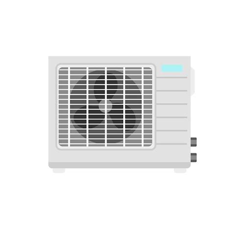 Icono Del Ventilador Del Acondicionador Ilustraci N Plana Del Icono Del