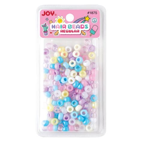 Joy Round Plastic Beads Regular Size 200ct Asst Color Annie