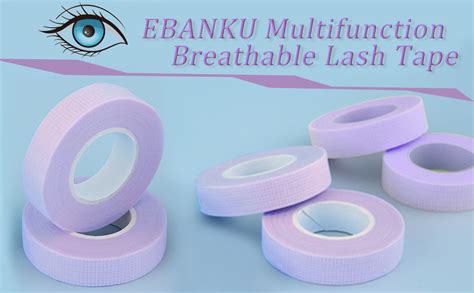 Amazon 6 Rolls Lash Extension Under Eye Tape EBANKU Breathable