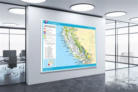 California National Atlas Federal Lands And Indian Reservations Map