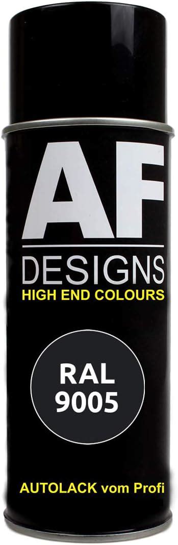 Alex Flittner Designs Ral Lackspray Ral Tiefschwarz Gl Nzend