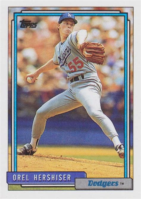 1992 Topps 175 Orel Hershiser Trading Card Database